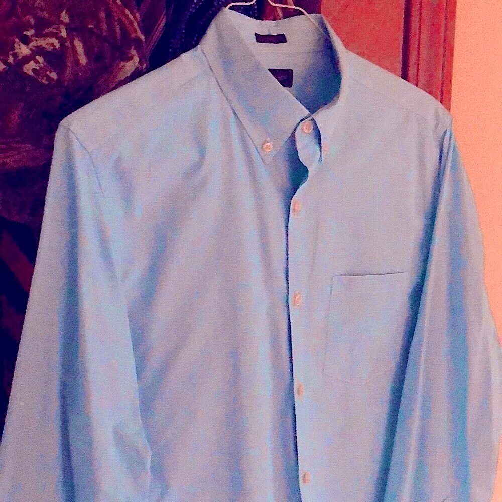 M slim JCrew button down 100% cotton teal pocket ❤️ Like 2 get price drop